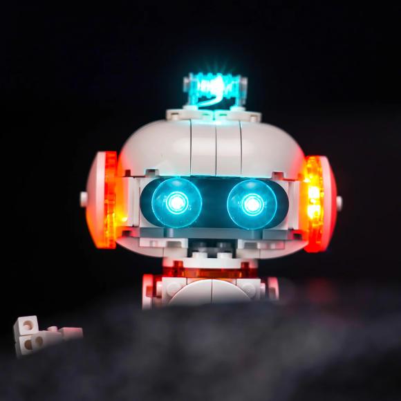 BrickBling lyssæt til: Creator 31164 Rumrobot