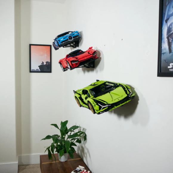 Vægophæng Technic 42115 Lamborghini Sian (sort) vandret