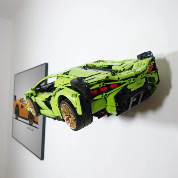 Vægophæng Technic 42115 Lamborghini Sian (sort) vandret