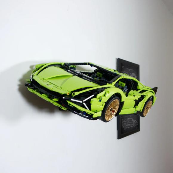 Vægophæng Technic 42115 Lamborghini Sian (sort) vandret
