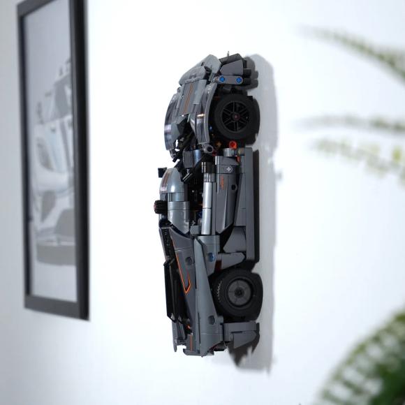 Vægophæng Technic 42184 / 42173 Koenigsegg Jesko Absolute (sort) vandret