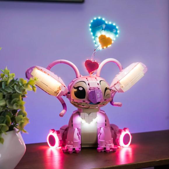 BrickBling lyssæt til: Disney 43257 Angel