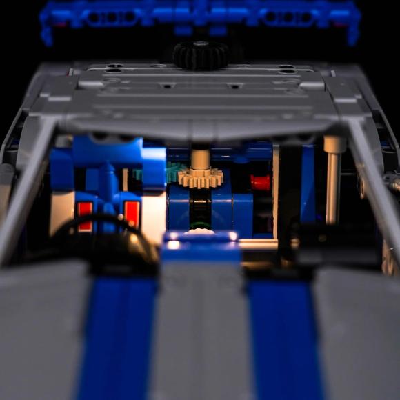 BrickBling lyssæt til: Technic 42210 Nissan Skyline GT-R (R34)-bil (Remote Control) (GC1062)