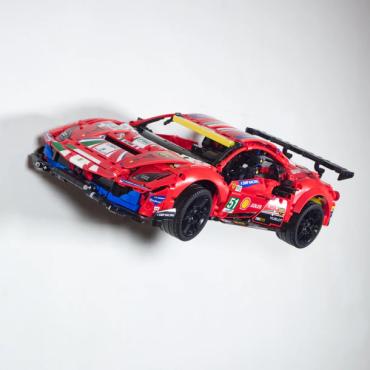 Vægophæng Technic 42125 Ferrari 488 GTE (sort) vandret