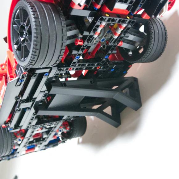 Vægophæng Technic 42125 Ferrari 488 GTE (sort) vandret