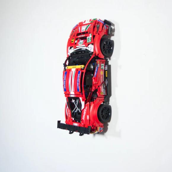 Vægophæng Technic 42125 Ferrari 488 GTE (sort) vandret