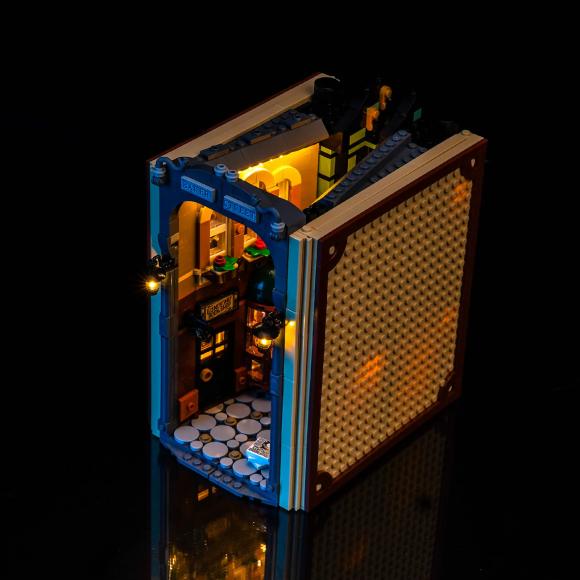 BrickBling lyssæt til: Icons 10351 Sherlock Holmes: Bogniche