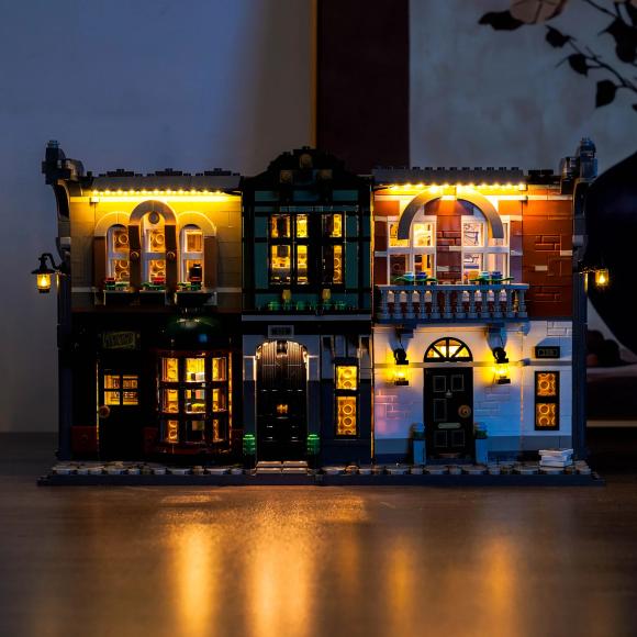 BrickBling lyssæt til: Icons 10351 Sherlock Holmes: Bogniche (Remote control) (GC1076)