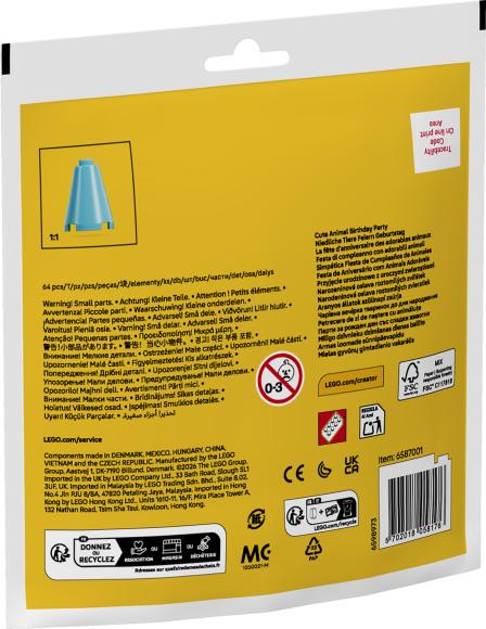 LEGO Creator 30715 Søde dyr til fødselsdagsfest paperbag