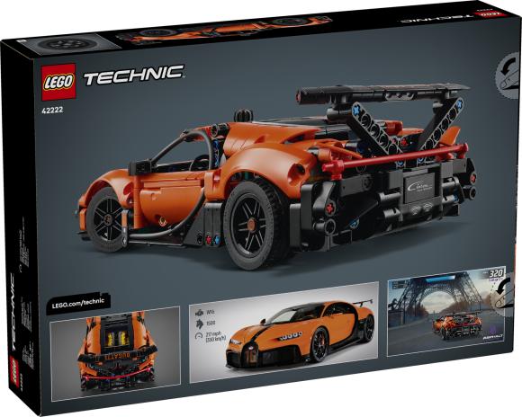 LEGO Technic 42222 Bugatti Chiron Pur Sport-hyperbil