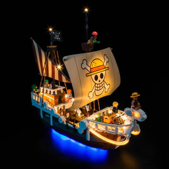 BrickBling lyssæt til: One Piece 75639 The Going Merry Pirate Ship
