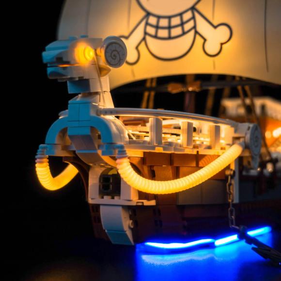 BrickBling lyssæt til: One Piece 75639 The Going Merry Pirate Ship
