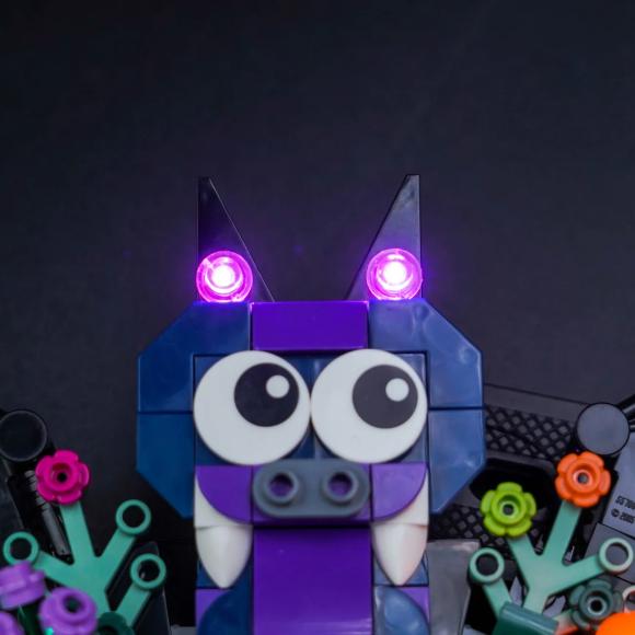 BrickBling lyssæt til: Holidays 40825 Halloween Wreath