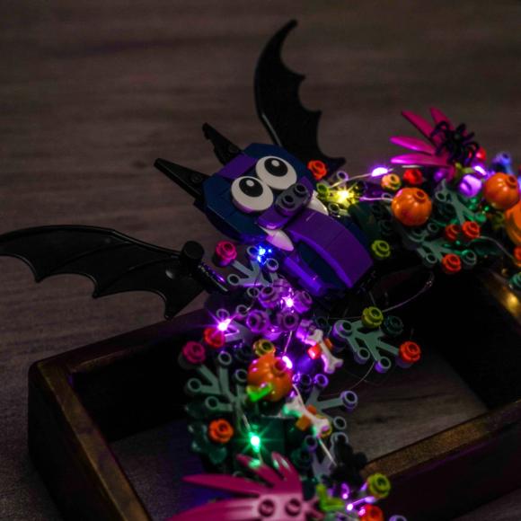 BrickBling lyssæt til: Holidays 40825 Halloween Wreath