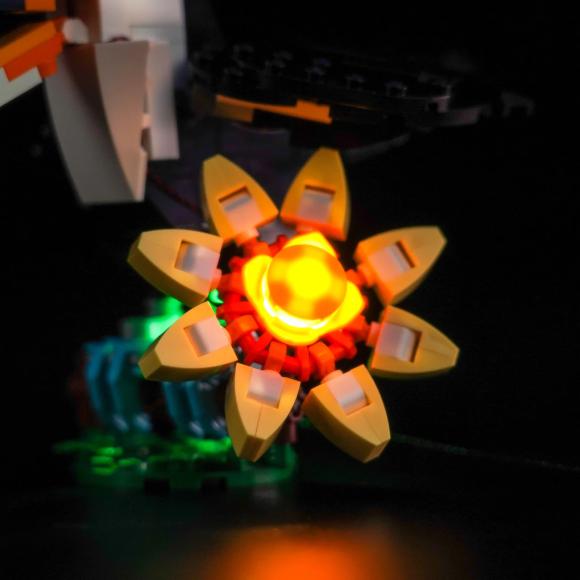 BrickBling lyssæt til: Creator 31173 Vilde dyr: Tropisk tukan