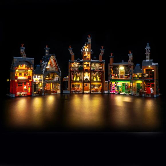 BrickBling lyssæt til: Harry Potter™ 76457 Hogsmeade™-landsbyen – samlerudgave