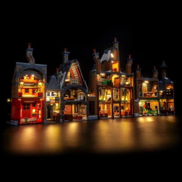 BrickBling lyssæt til: Harry Potter™ 76457 Hogsmeade™-landsbyen – samlerudgave
