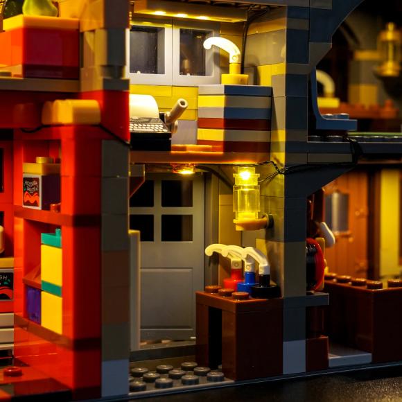 BrickBling lyssæt til: Harry Potter™ 76457 Hogsmeade™-landsbyen – samlerudgave