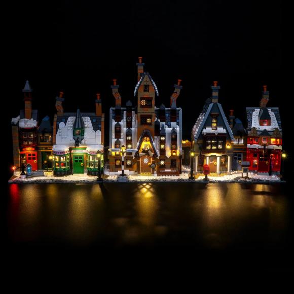 BrickBling lyssæt til: Harry Potter™ 76457 Hogsmeade™-landsbyen – samlerudgave