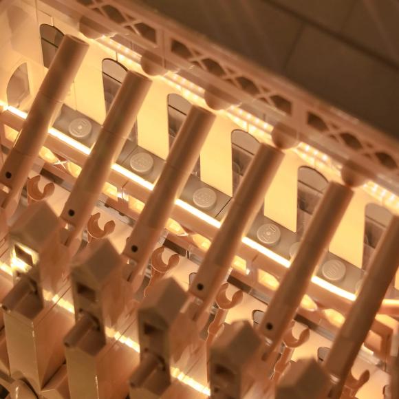 BrickBling lyssæt til: Architecture 21061 Notre-Dame de Paris