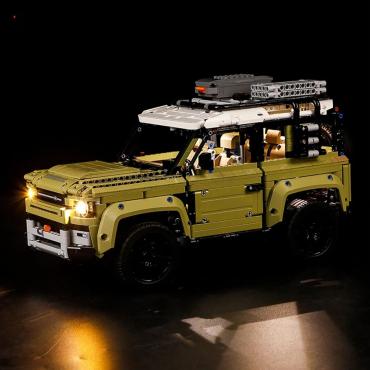 BrickBling lyssæt til: Technic 42110 Land Rover Defender