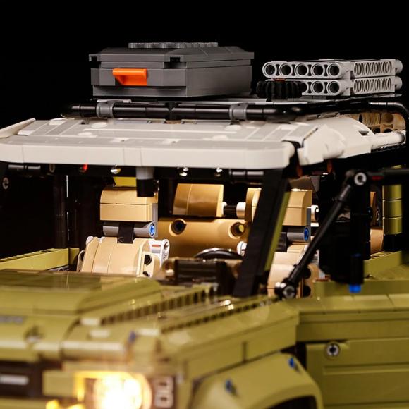 BrickBling lyssæt til: Technic 42110 Land Rover Defender