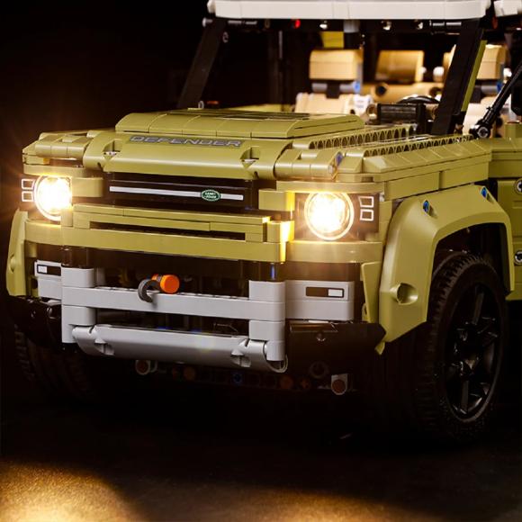 BrickBling lyssæt til: Technic 42110 Land Rover Defender