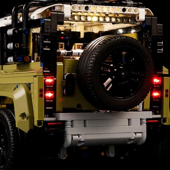 BrickBling lyssæt til: Technic 42110 Land Rover Defender