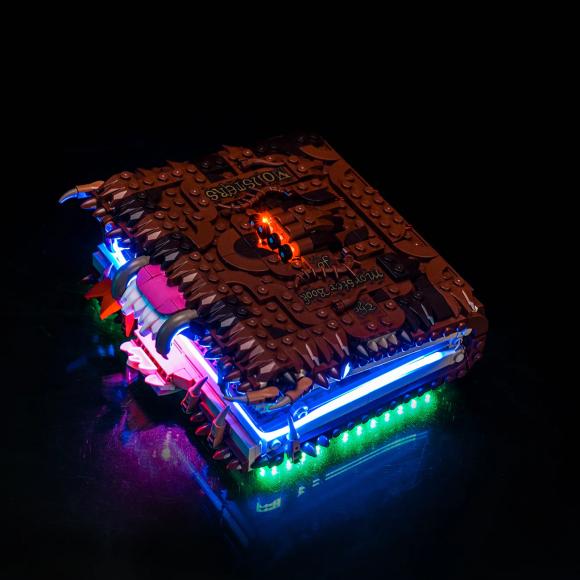 BrickBling lyssæt til: Harry Potter™ 76449 Bidende Store Monsterbog