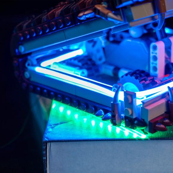 BrickBling lyssæt til: Harry Potter™ 76449 Bidende Store Monsterbog