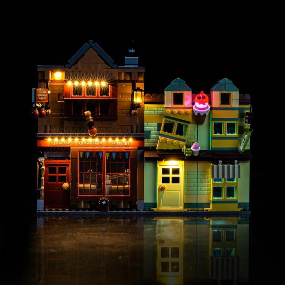 BrickBling lyssæt til: Harry Potter™ 76452 Kvalitetsudstyr til Quidditch™ og Iscafé