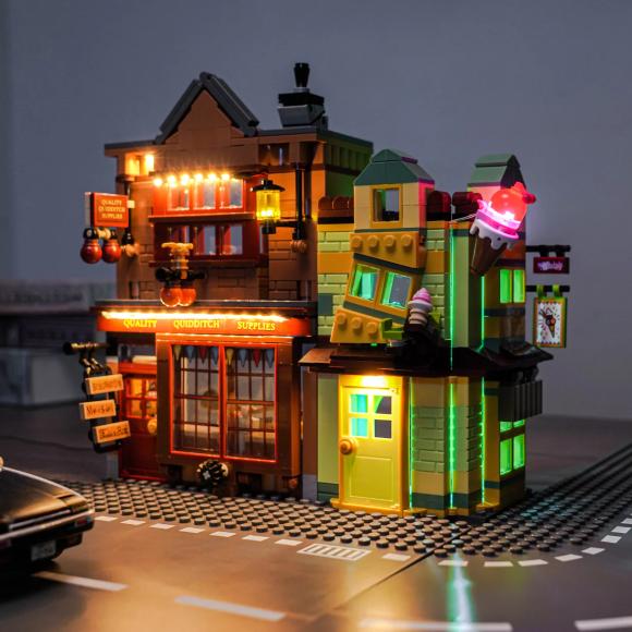 BrickBling lyssæt til: Harry Potter™ 76452 Kvalitetsudstyr til Quidditch™ og Iscafé