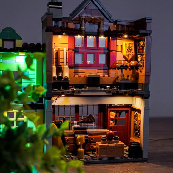 BrickBling lyssæt til: Harry Potter™ 76452 Kvalitetsudstyr til Quidditch™ og Iscafé