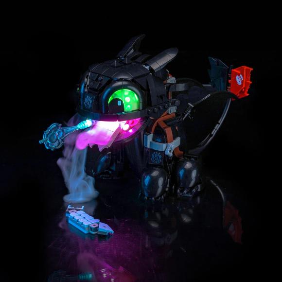 BrickBling lyssæt til: Icons 10375 Sådan træner du din drage: Tandløs