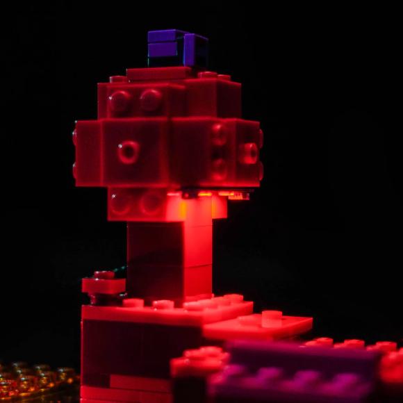 BrickBling lyssæt til: Minecraft 21279 Enderman-tårnet
