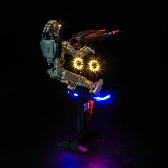 BrickBling lyssæt til: Star Wars 75428 Kampdroide med STAP