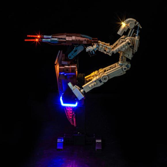 BrickBling lyssæt til: Star Wars 75428 Kampdroide med STAP
