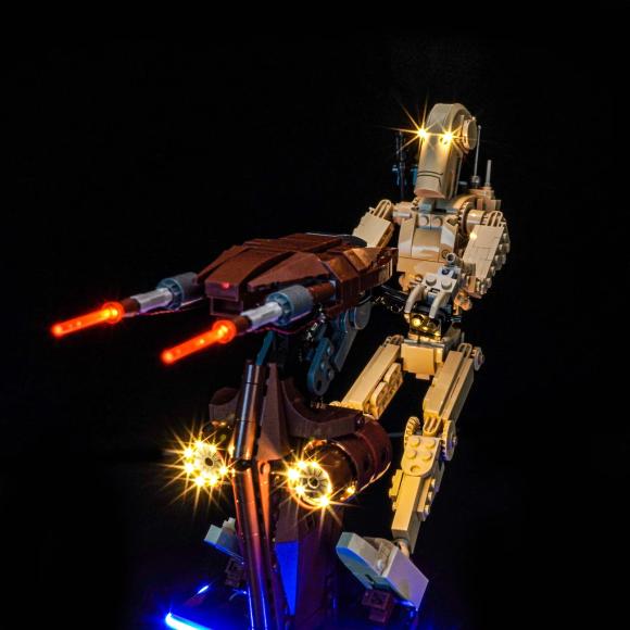 BrickBling lyssæt til: Star Wars 75428 Kampdroide med STAP