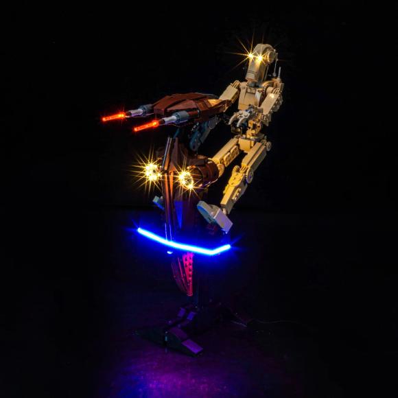 BrickBling lyssæt til: Star Wars 75428 Kampdroide med STAP