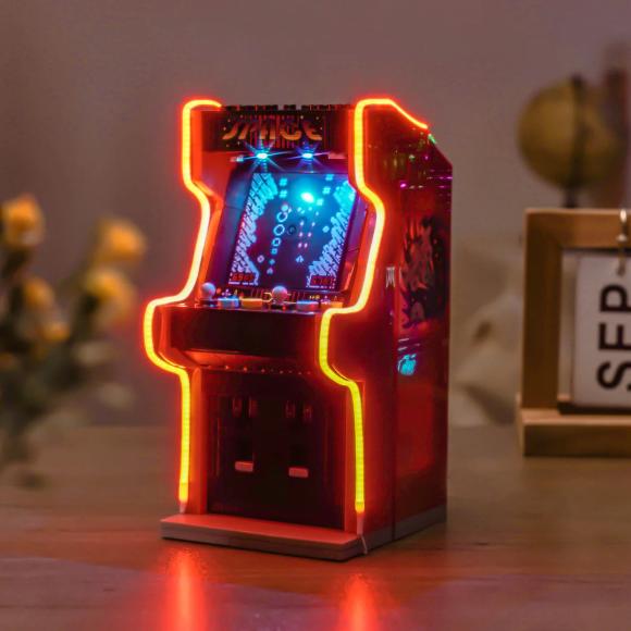 BrickBling lyssæt til: Icons 40805 Arkademaskine