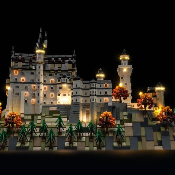 BrickBling lyssæt til: Architecture 21063 Neuschwanstein Slot