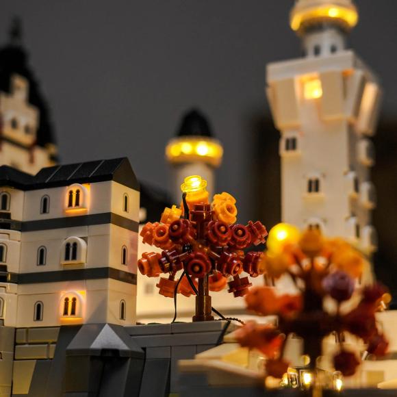 BrickBling lyssæt til: Architecture 21063 Neuschwanstein Slot