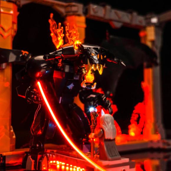 BrickBling lyssæt til: LOTR 10367 Ringenes Herre: Balrog™-bogniche