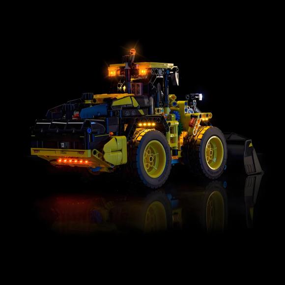 BrickBling lyssæt til: Technic 42209 Volvo L120 Elektrisk gummiged