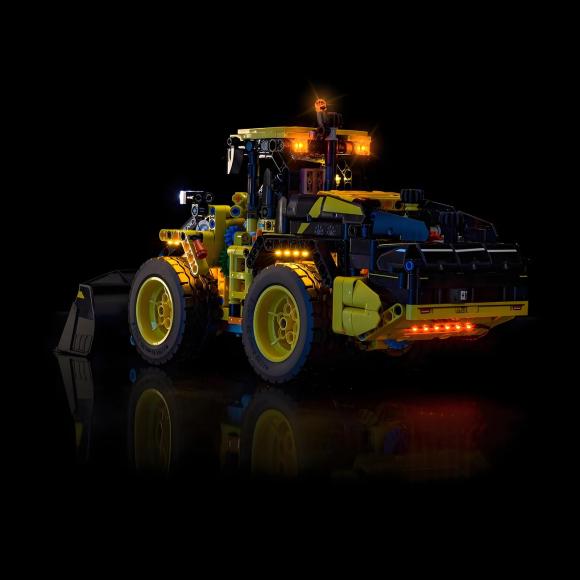 BrickBling lyssæt til: Technic 42209 Volvo L120 Elektrisk gummiged