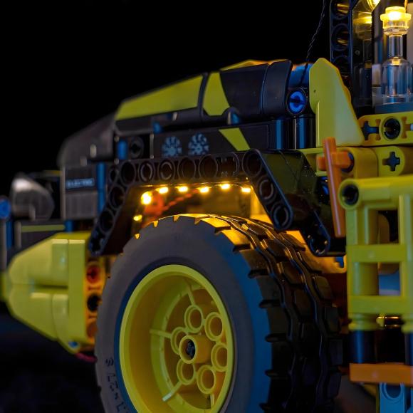 BrickBling lyssæt til: Technic 42209 Volvo L120 Elektrisk gummiged