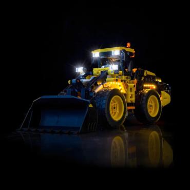 BrickBling lyssæt til: Technic 42209 Volvo L120 Elektrisk gummiged