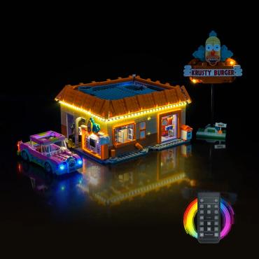 BrickBling lyssæt til: Icons 10352 The Simpsons™: Krusty Burger (Remote control) (GC1091)