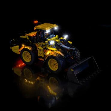 BrickBling lyssæt til: Technic 42209 Volvo L120 Elektrisk gummiged