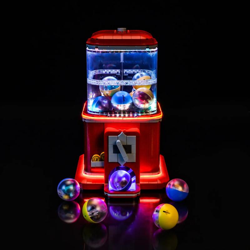 BrickBling lyssæt til: Ideas 21358 Minifigur-automat